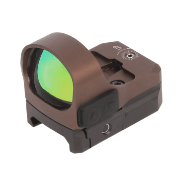 Red Win Cobra 1x28X20 ALS Brown Auto Light Sense Mini Red Dot Scope IPX67 Waterproof 8 Level Red Illumination