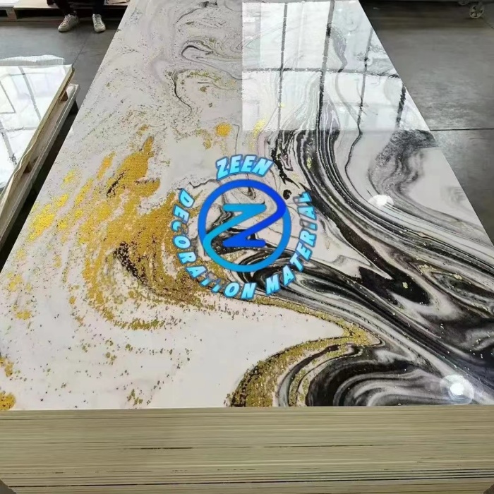 Haiwan peliharaan marmar tekstur berterusan buluh kayu venir kayu