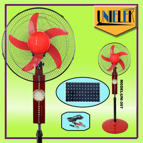 hot item solar energy related products 12v battery rechargeable fan charging standing solar dc fan