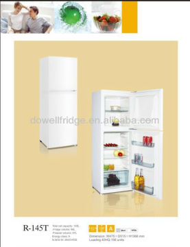 BCD-145T Double Door Series top freezer Home Refrigerators