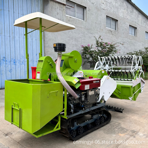 Factory-Price Crawler-Type Dry Soya Bean Combine Harvester for Sale