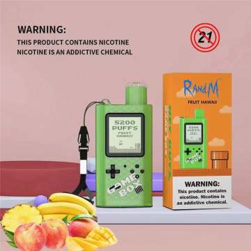 R и M Game Box 5200 Puffs перезаряжается