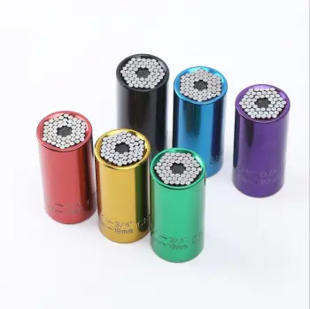 Professional Multi-function Universal Socket Wrench Kit 1/4"-3/4"(7-19mm) for Repair Tasks