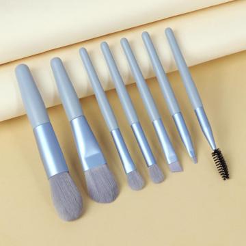 Makeup Brushes Set yang Dapat Diterima Logo Kustom Serat Sintetis Kuas Kosmetik Untuk Pipi Yayasan