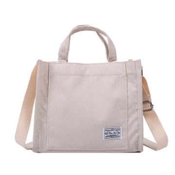 High Quality Corduroy Harajuku Shoulder Bag: A Stylish Square Tote for Korean Fashion Enthusiasts