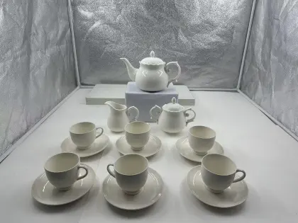 Creative Ceramic Tea Set white