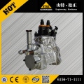 Komatsu excavator spare parts komatsu PC400-7 fuel supply pump 6156-71-1111