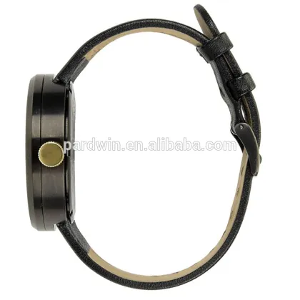 water proof black screw caseback sunray dial watch