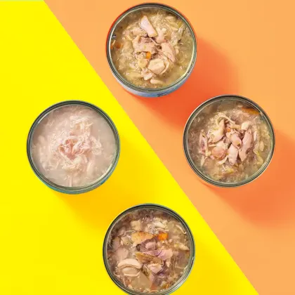 Canned Cat & Dog Food, 400g Wet Pet Food Snack for Cats and Dogs