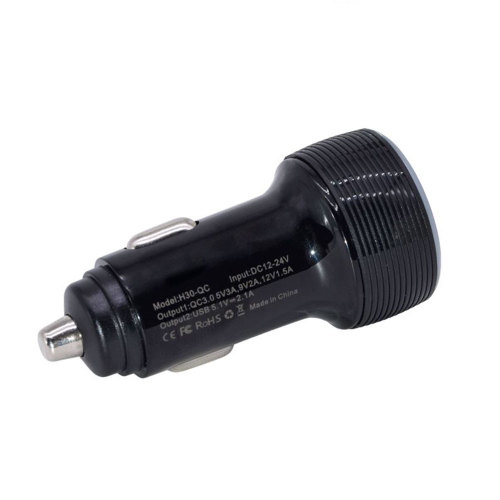 CE FCC ROHS 2USB Cargador de coche rápido