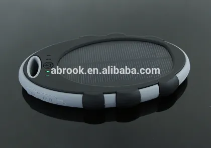 IPX6 waterproof 5000mah portable solar energy power bank