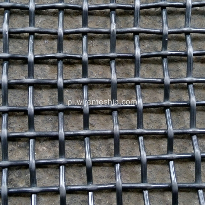 Metalowa karbowana siatka druciana do wydobywania