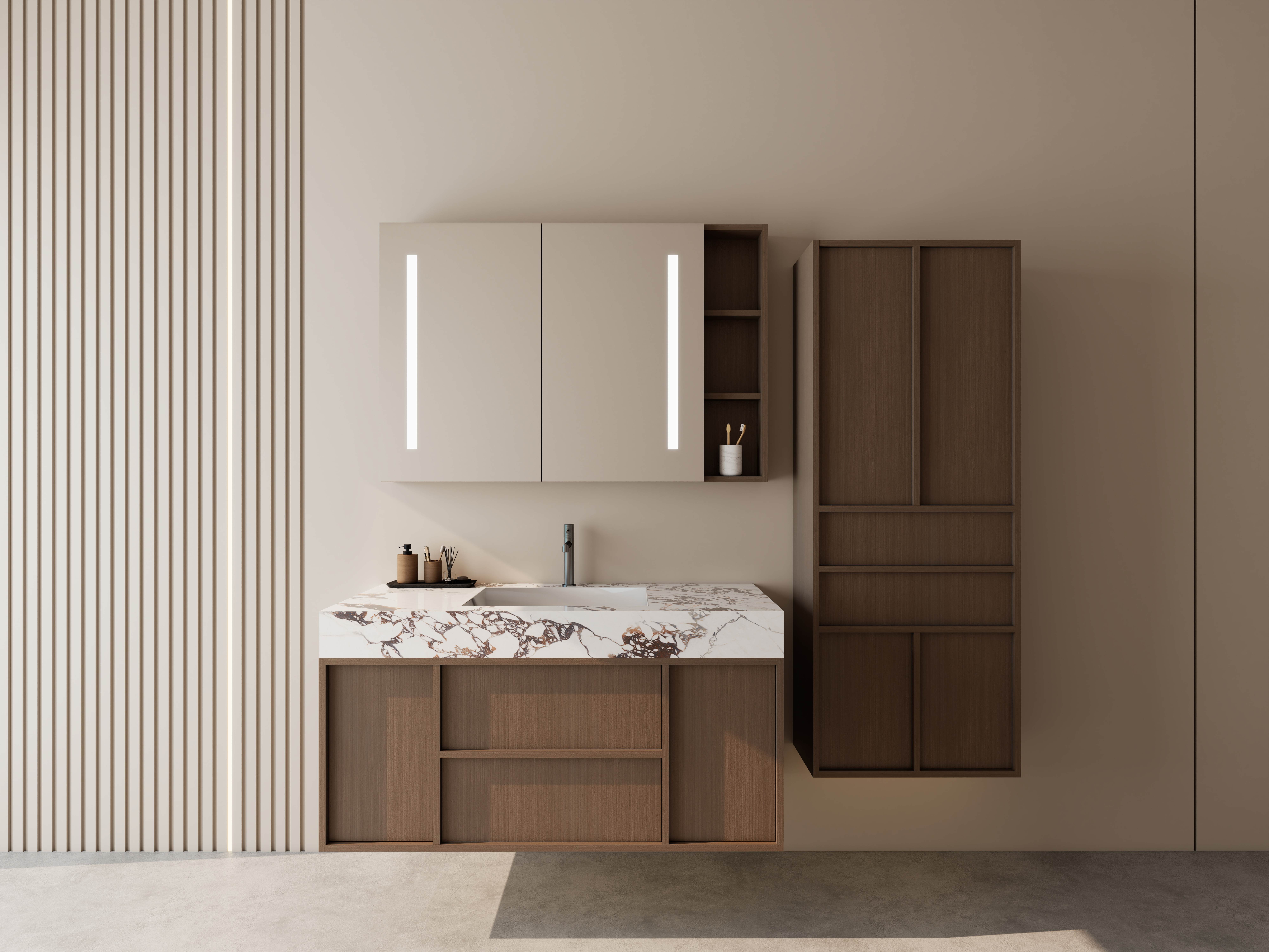 Высококачественное решение для хранения ванной комнаты из нержавеющей стали