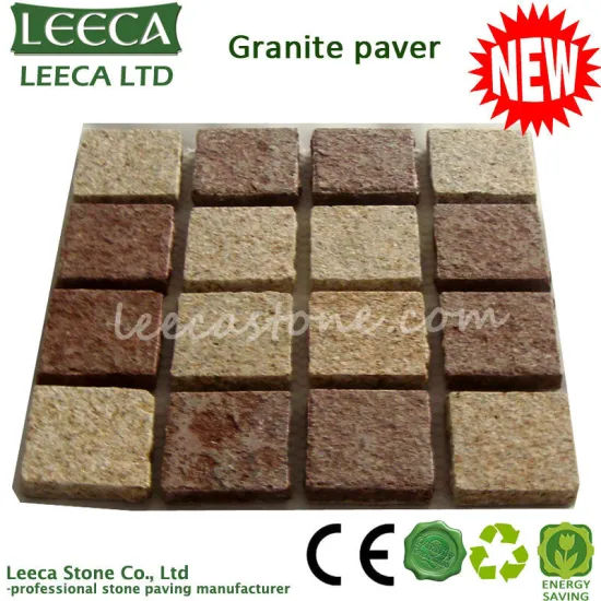 Mixed colors pattern sheet paving stone