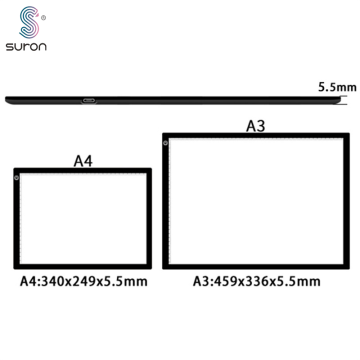 Suron Light Panel Gráfica Tableta de luz Padena A3