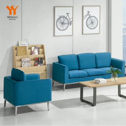 Customized High-End Office Reception New Model Fabric Sofa