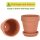 4 Inch Terra Cotta Pots with Saucer