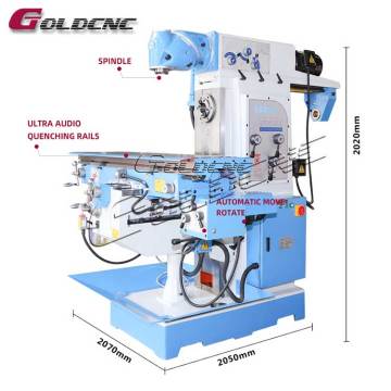 GoldCNC X6436 Universal Heavy Duty Milling Machine for Sale