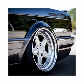 RC pour BMW AC Schnitzer E30 M3 E32 E28 E60 E39 M5 E90 Roues en alliage en argent 17 pouces 5x120