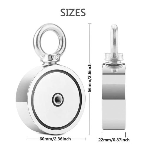 Radial magnets strong pulling force