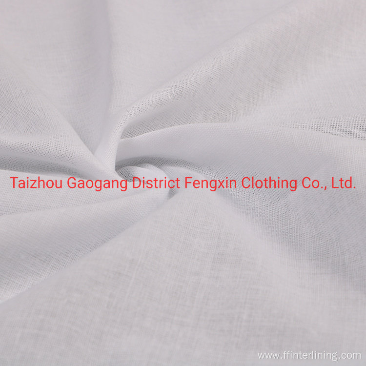 Woven Fabric Double DOT Coating Fusible Adhesive Interfacing