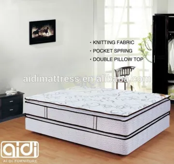 Sleep Easy Pillow Top Spring Mattress, 5 Star Hotel Pocket Spring Foam Pad Mattress AM-0081