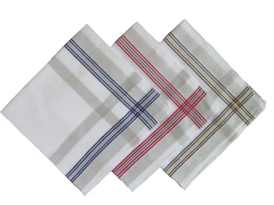 100% Cotton Jacquard Woven Mens Handkerchief