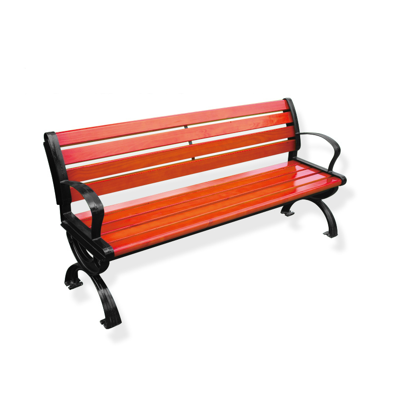 Park bench outdoor anticorrosive wood benches courtyard wood chair stool playground park chair seat