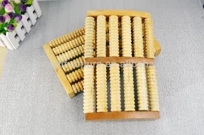 Wooden mini massage product foot massager body massager