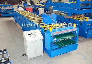 HC8-33-1010Automatic Double Layer Glazed Roof Tile Metal Roll Forming Machine