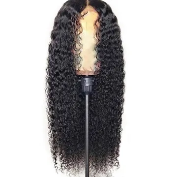 4*4 Transparent Lace Wig Remy Human Hair Wigs For Black Women Brazilian Hair Lace Wig