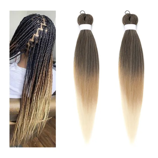 90g 26in Ombre braiding hair Synthetic Hair extension black women cheap Easy jumbo braid pre stretched synthetic braiding hair