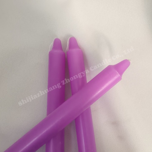 dinner wedding long colorful candle cheap wholesale purple