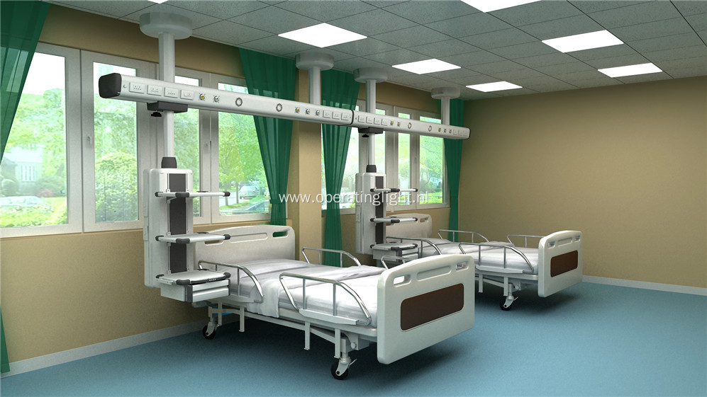 Double arms ceiling mounted surgical pendants