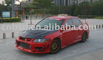 BODY KIT 03-06 EVO8 EV09 VT Style CARBON FIBER Hood FOR Mitsubishi Evo