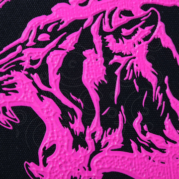 Label percetakan silikon bertekstur 3D