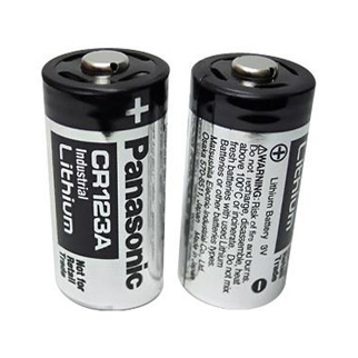 Panasonic Cr123A Lithium Battery (for flashlights or LED lights)