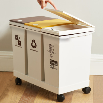 Heavy Duty Waste Bin with Lid for Kitchen and Living Room
