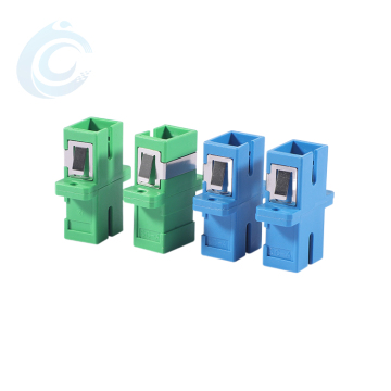 Quick SC/PC and SC/APC Fiber Optic Cable Duplex Adapter for FTTH Equipment