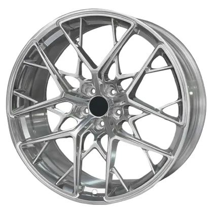 Silvery Bronze Gold Alloy Wheel 1 Piece Forged Car Wheels for BMW M2/M3/M340i & Audi Mercedes-Benz HRE Wheels F10