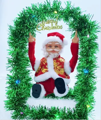 Swinging Santa Christmas Decoration