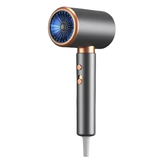 Travel-Portable 2000W Negative IONIC Blow Dryer with Low Noise and Outdoor Use Capability