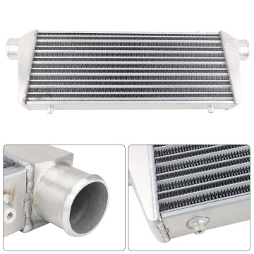 550x140x65mm da 2,5 pollici universali intercooler per pinne a tubo rombico - Auso OD = 65 mm Autote per morsi anteriore Autoteler in alluminio