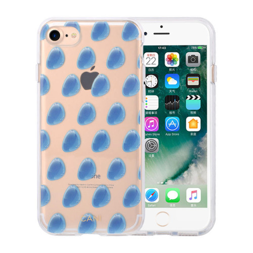 PC&TPU Hybrid IMD Cobblestone iPhone8 Plus Phone Case