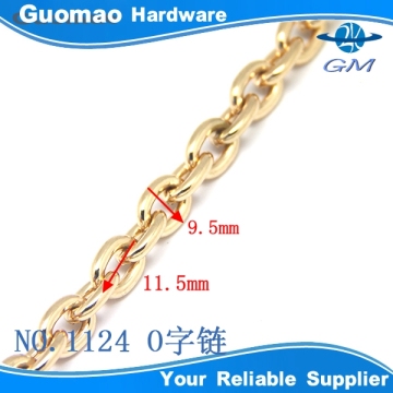 O shape design connecting metal short link chain