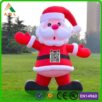 Newest large santa decorations/ santa claus life size/ santa claus inflatable