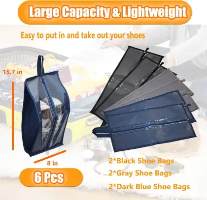 Large Multi-color Shoe Bags