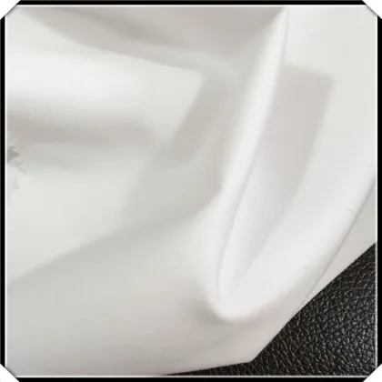 Uniform Bleach White Twill Cloth Weave Fabric