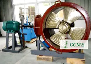 Marine bow type thruster tunnel type thruster