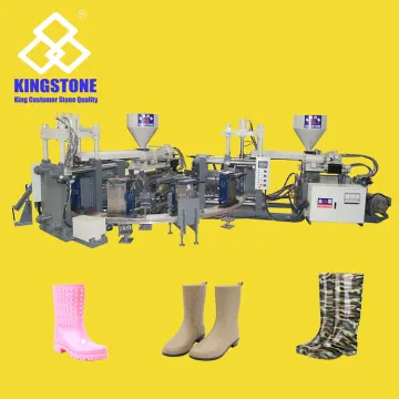 Full Automatic Rotary Two Color Wellington Boots Injection Moulding Machine